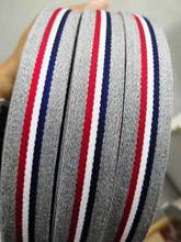 1M 1cm 2cm width Gray Stripe Strap Ribbon Cable Webbing Straps Handband Flat Stain Belt Handmade Cloth Hat Sewing Accessories 2024 - buy cheap