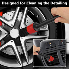 Carro detalhando escova kit veículo automóvel para pneus roda conjunto de escova limpa 2024 - compre barato