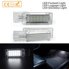2 luzes led para porta, luz interior de cortesia para caddy, cc, eos, jetta, passat, polo, tiguan, touareg, seat, skoda 2024 - compre barato