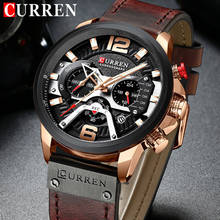 Reloj deportivo CURREN relogia Masculino, relojes de pulsera militares a prueba de agua con cronógrafo de cuarzo para hombre, marca superior, marca superior, a prueba de agua, 8329 2024 - compra barato