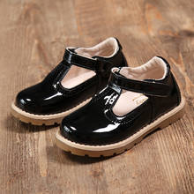 Zapatos de princesa para niños y niñas, calzado de vestir de charol, diseño romano, uniforme escolar negro 2024 - compra barato