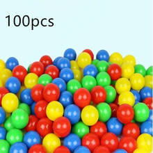 40mm Empty Plastic Toy Vending Capsule Lottery ball  Color Round Plastic Ball 100pcs/lot 2024 - buy cheap