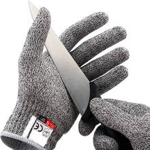 Защитные перчатки с защитой от ударов, Проволочная металлическая сетка из нержавеющей стали 2024 - купить недорого