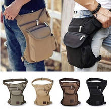 Men Canvas Drop Leg Bag Waist Fanny Pack Belt Hip Bum Military travel Multi-purpose Messenger Purse Pouch Thigh Fanny Bags 2024 - buy cheap