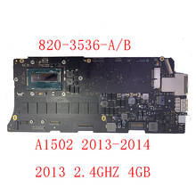 Placa base para Macbook Pro Retina A1502, placa lógica principal i5 2,4 GHZ 4G 8G 820-3536-A 2013 2014, envío gratis 2024 - compra barato