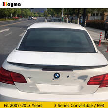 M4 style Carbon fiber rear trunk spoiler For BMW 3 series convertible 2door 320i 330i 335i 2007-2013 E93 CF styling spoiler wing 2024 - buy cheap