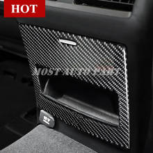 Carbon Fiber Rear Storage Box Cover Trim For Benz GLE W166 Coupe C292 2015-2019 Car accesories interior Car decoration 2024 - buy cheap