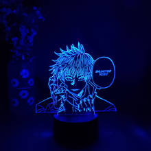 Lámpara de Anime Jujutsu Kaisen Satoru Gojo, luz LED de noche para decoración de dormitorio, regalo de cumpleaños, adornos de Manga Otaku para mesa de escritorio 2024 - compra barato
