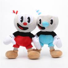 New 25cm Adventure Game Cuphead Plush Toy Mugman The Devil Legendary Chalice Stuffed Dolls Toys Gifts For Children Kids 2024 - buy cheap