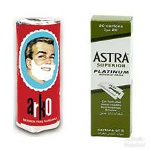 100 Astra Superior Platinum Double Edge Side safety shaving razor Razor Blades + Arko Shaving Soap 2024 - buy cheap