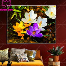 5D Diamond Mosaic Flowers Cross Stitch DIY full square Diamond Embroidery Diamond Painting home decor rhinestone pictures puzzle 2024 - buy cheap