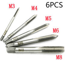 Steel Right Hand Thread Tap Set Machine Taper M3 M4 M5 M6 M8 Drill Bits  2024 - buy cheap