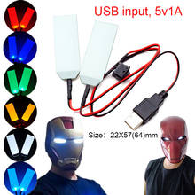 USB Interface 22x57(64)mm Halloween Mask Helmet DIY LED Light Eyes Kits For Cosplay Prop Accessories 5V1A 2024 - buy cheap