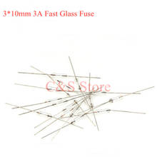 1000pcs 3*10mm 3A Axial Fast Glass Fuse With Lead Wire 3*10 3A 2024 - buy cheap