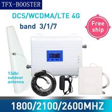 Antena externa de 13dbi, amplificador de señal de teléfono móvil, repetidor 2G, 3G, 4G, LTE 1800, 2100/2600/2600MHZ, TFX-BOOSTER 2024 - compra barato