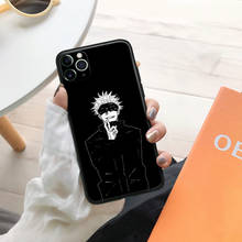 Jujutsu kaisen anime manga arte silicone caso do telefone para o iphone se 6s 7 8 plus x xr xs 11 12 mini pro capa de vidro max escudo 2024 - compre barato