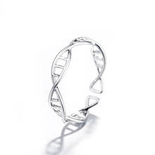 Anillos de DNA simples para mujer, joyería de dedo para mujer, regalos de fiesta, joyería de anillo de boda femenina exquisita 2024 - compra barato