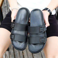 2020 Male Slippers Summer Beach Slippers Men Shoes Men Flats Sandals Casual Men's Shoes Thicken Anti Slip Flip Flops 2024 - buy cheap