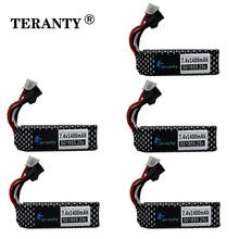 Teranty-bateria de lipo para pistolas de ar, bateria de 2s, 7.4v, 1400mah, 25c, 501855, para mini pistola de ar comprimido, brinquedos elétricos, partes de 5 tamanhos 2024 - compre barato