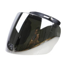 Motorcycle Helmet 3-Snap UV-protected Anti-scratch Wind Shield Visor Lens Retro Style Goggles For Helmets Windproof Lightproof 2024 - buy cheap