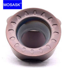 MOSASK 10 шт. RPMT 08T2 10T3 1204 MOE JS стальной токарный станок с ЧПУ RP инструмент обрабатывающий круглый фрезерный резец вставки из карбида вольфрама 2024 - купить недорого