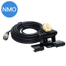 Abbree nmo RB-400 ímã montagem 5m/16.4ft RG-58 cabo PL-259 conector macho connetor 5r alimentador qyt tyt yaesu rádio do veículo móvel 2024 - compre barato