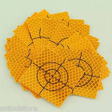 20pcs Yellow Reflector Sheet 50-50 MM Reflective Tape Target for Total Station 2024 - buy cheap