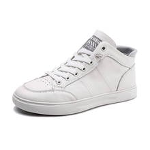 2020 New Cowhide Casual Sneakers Women Spring Summer White Running Shoes Comfortable Vulcanized Shoe Woman Flats Fashion Sneaker 2024 - buy cheap