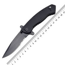 Складной тактический нож Tekut Escort, нож с лезвием 440C, для выживания, повседневного использования, кемпинга, охоты, с сумкой Cordura LK5271 2024 - купить недорого