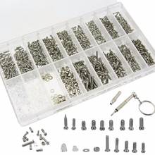 Assorted 1000pcs Stainless Steel  Screws + Screwdriver for Watch Clock Eye Glasses Phone Household Appliances Repair Tools Kits 2024 - buy cheap