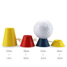 4 pçs/set t titular bola de borracha golfista rack de bola 4 altura formação titular ferramenta prática golfe 2024 - compre barato