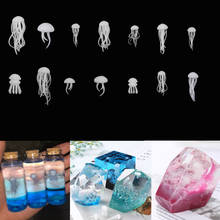 Mini Jellyfish Crystal Epoxy Ocean Modeling Filler DIY Crafts Filling Supplies UV Accessories Decoration Materials Jewelry 2024 - buy cheap