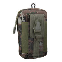 Pochete masculina de lona, bolsa de cintura impermeável com zíper militar para celular, 6.8 polegadas 2024 - compre barato