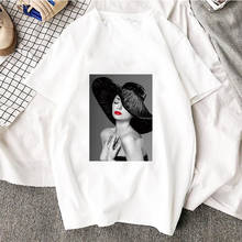 Женские футболки Maycaur в скандинавском стиле, индивидуальная винтажная художественная футболка в стиле Харадзюку, женские топы с коротким рукавом, искусственная одежда в стиле панк 2024 - купить недорого