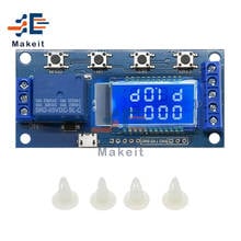 DC5-30V 10A Dual Display LCD Screen Digital Time Delay Relay Adjustable Timing Relay Control Switch with Micro USB Interface 12V 2024 - buy cheap