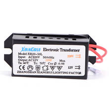 1pc 20w ac 220v a 12v conduziu o transformador eletrônico do motorista da fonte de alimentação