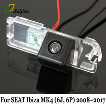 Камера заднего вида для SEAT Ibiza IV 6J 6P MK4 2008 ~ 2015 2017/Автомобильная камера заднего вида, HD камера ночного видения, автомобильная парковочная камера s 2024 - купить недорого