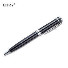 LITZY 1.0MM Luxury Metal Ballpoint Pen High Quality Business Writing Signing Pens Office School Ball Pens Stationery Supplies 2024 - buy cheap