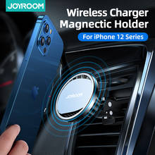 Cargador de teléfono inalámbrico para coche, soporte magnético Qi de 15W para iPhone 12 Pro Max, iPhone 12 Pro 2024 - compra barato
