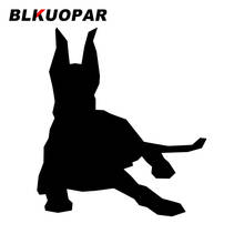 Blkuopar adesivos de carro doberman pinscher, proteção solar, decalques criativos, acessórios para carro, prancha de surf, decoração de bagagem, gráficos de desenhos animados 2024 - compre barato