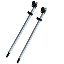 2PCS NEW 1.25M Telescopic Prism Pole Precise 5/8 Tip Stretch survey prism pole for sokkia nikon trimble total Station surveying 2024 - buy cheap