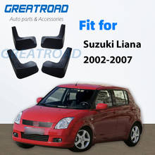 Guardabarros de coche para Suzuki Liana Aerio SX Baleno 2002-2007, guardabarros contra salpicaduras, guardabarros con aleta de barro, 2003, 2004, 2005, 2006 2024 - compra barato