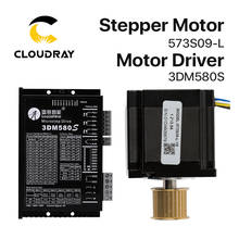 Cloudray-Motor paso a paso de 3 fases Leadshine 573S09-L-18/573S15-L-18 + controlador paso a paso 3DM580 para máquina cortadora de grabado láser CO2 2024 - compra barato