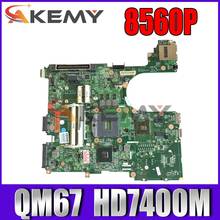 AKemy Laptop motherboard For HP Elitebook 6560B 8560P QM67 HD7400M Mainboard 684323-001 684323-501 0105FM00 SLJ4M 216-0809024 2024 - buy cheap