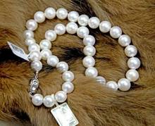 Huge 10-11mm natural south sea genuine white pearl necklace 18" 2024 - buy cheap