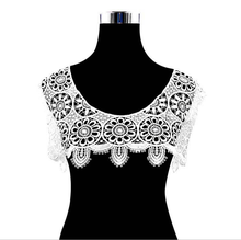 1Piece Garment Accessories Neckline Vintage Crochet Fabric Trims Applique Embroidered lace Trim 2024 - buy cheap