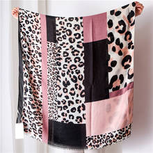 Visrover praia lenços de alta qualidade natural animal leopardo impressão cachecol leopardo hijab mulheres scarfs moda para verão por atacado 2024 - compre barato