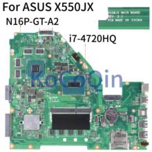 KoCoQin Laptop motherboard For ASUS X550JX FX50J A550J K550J W50J GT950 Mainboard REV.2.1 SR1Q8 I7-4720HQ N16P-GT-A2 With 4G RAM 2024 - buy cheap