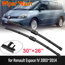 for Renault Espace IV 2003~2014 Car Wiper Blade Windshield Wipers Car Accessories 2004 2005 2006 2007 2008 2009 2010 2011 2012 2024 - buy cheap