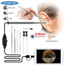 3.9MM Mini Medical Endoscope Camera  Waterproof USB Endoscope Inspection Camera for OTG Android Phone PC Ear Nose Borescope 2024 - buy cheap